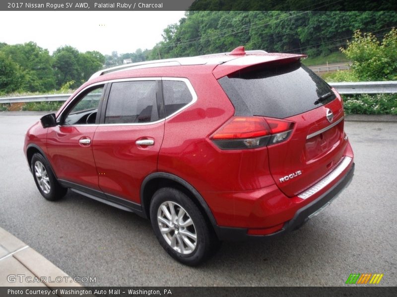 Palatial Ruby / Charcoal 2017 Nissan Rogue SV AWD