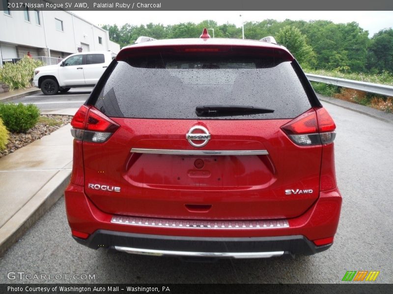 Palatial Ruby / Charcoal 2017 Nissan Rogue SV AWD