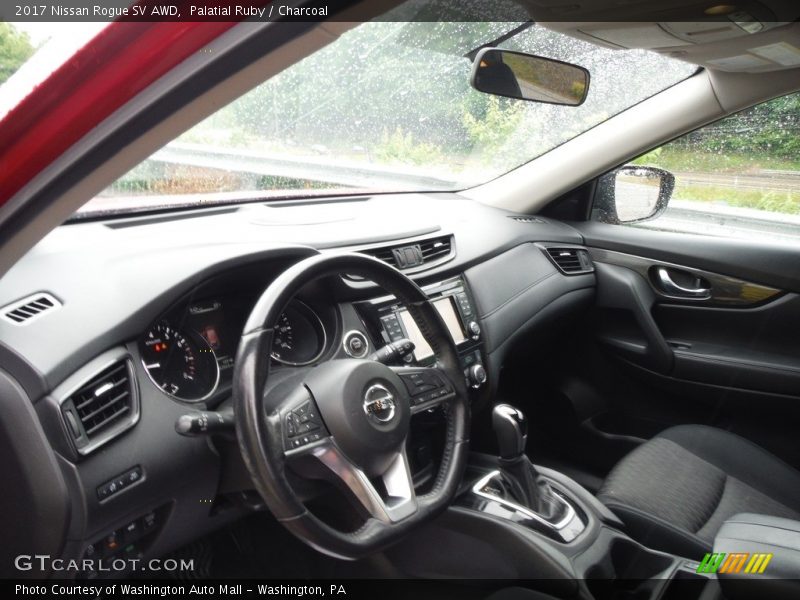 Palatial Ruby / Charcoal 2017 Nissan Rogue SV AWD