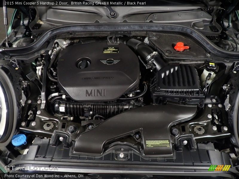 British Racing Green II Metallic / Black Pearl 2015 Mini Cooper S Hardtop 2 Door