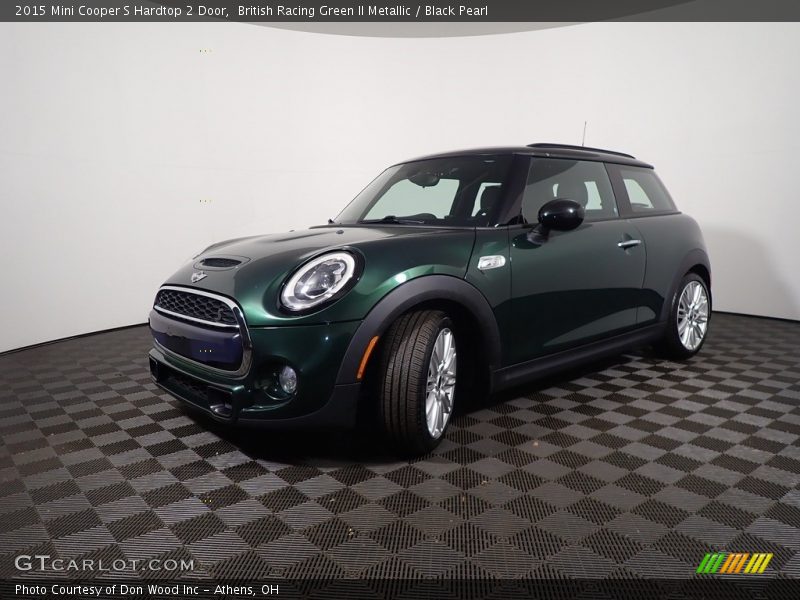 British Racing Green II Metallic / Black Pearl 2015 Mini Cooper S Hardtop 2 Door