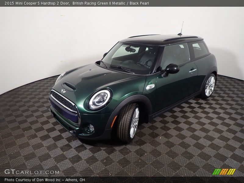 British Racing Green II Metallic / Black Pearl 2015 Mini Cooper S Hardtop 2 Door