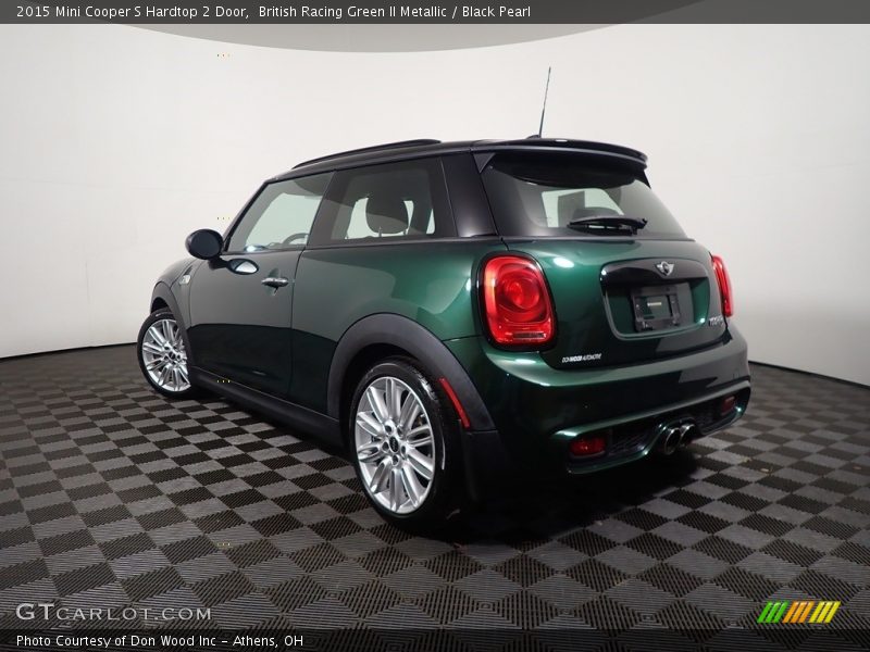 British Racing Green II Metallic / Black Pearl 2015 Mini Cooper S Hardtop 2 Door