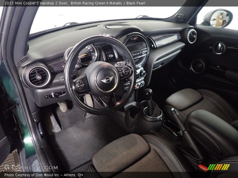 British Racing Green II Metallic / Black Pearl 2015 Mini Cooper S Hardtop 2 Door