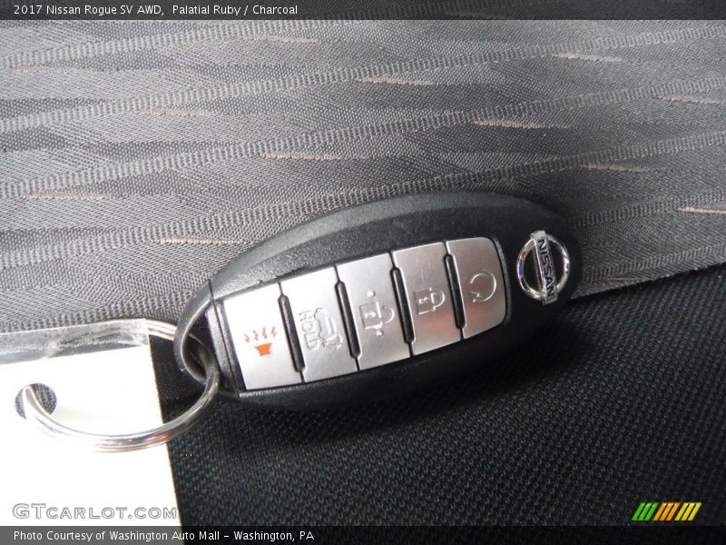 Palatial Ruby / Charcoal 2017 Nissan Rogue SV AWD