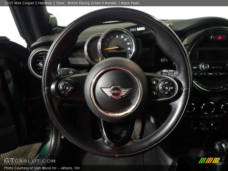 British Racing Green II Metallic / Black Pearl 2015 Mini Cooper S Hardtop 2 Door