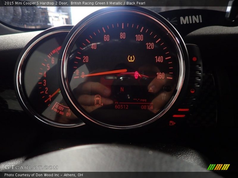 British Racing Green II Metallic / Black Pearl 2015 Mini Cooper S Hardtop 2 Door