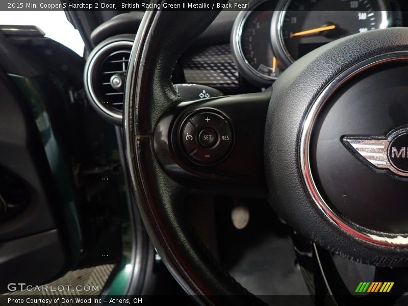 British Racing Green II Metallic / Black Pearl 2015 Mini Cooper S Hardtop 2 Door