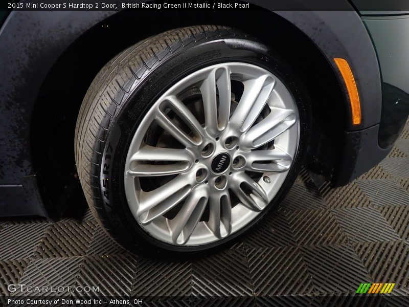British Racing Green II Metallic / Black Pearl 2015 Mini Cooper S Hardtop 2 Door