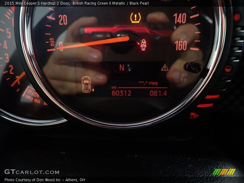 British Racing Green II Metallic / Black Pearl 2015 Mini Cooper S Hardtop 2 Door