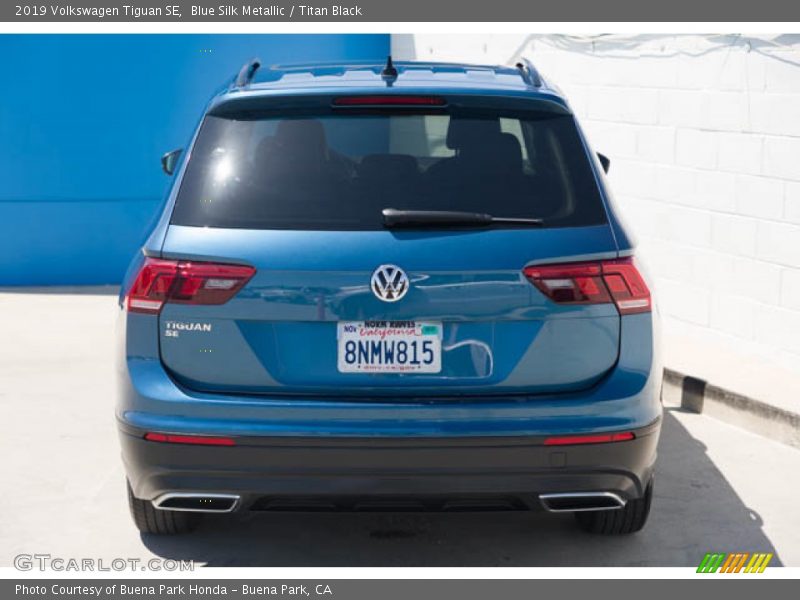 Blue Silk Metallic / Titan Black 2019 Volkswagen Tiguan SE