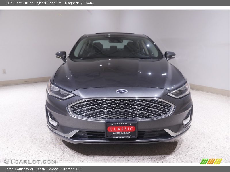 Magnetic / Ebony 2019 Ford Fusion Hybrid Titanium