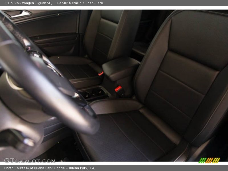 Blue Silk Metallic / Titan Black 2019 Volkswagen Tiguan SE