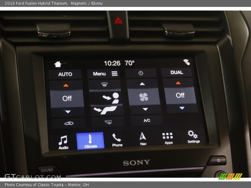 Magnetic / Ebony 2019 Ford Fusion Hybrid Titanium