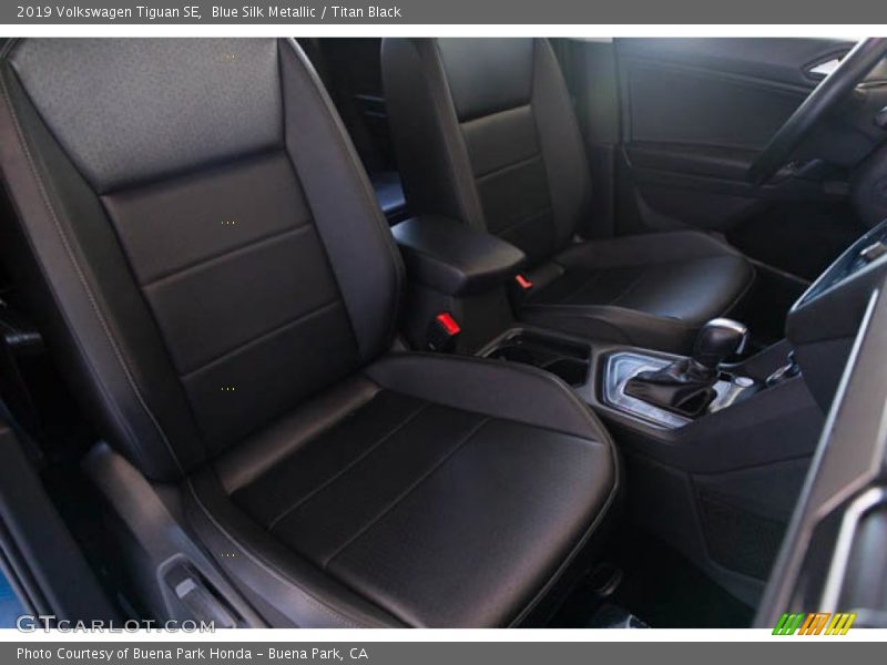 Blue Silk Metallic / Titan Black 2019 Volkswagen Tiguan SE