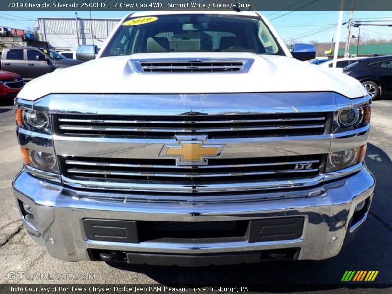 Summit White / Cocoa/­Dune 2019 Chevrolet Silverado 2500HD LTZ Crew Cab 4WD