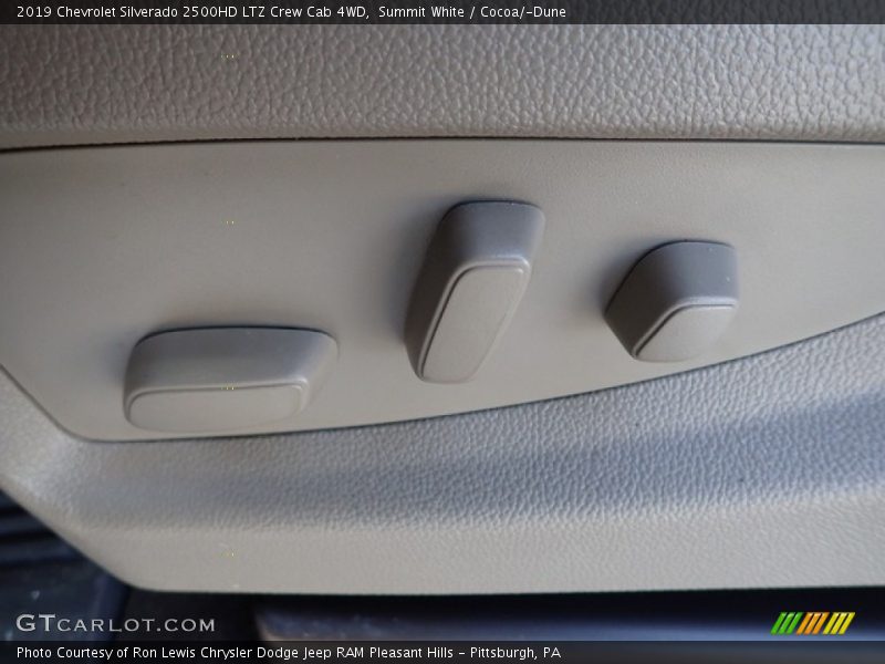 Summit White / Cocoa/­Dune 2019 Chevrolet Silverado 2500HD LTZ Crew Cab 4WD