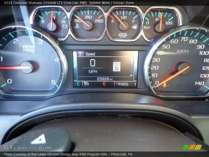 Summit White / Cocoa/­Dune 2019 Chevrolet Silverado 2500HD LTZ Crew Cab 4WD