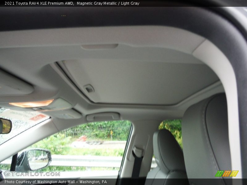 Magnetic Gray Metallic / Light Gray 2021 Toyota RAV4 XLE Premium AWD