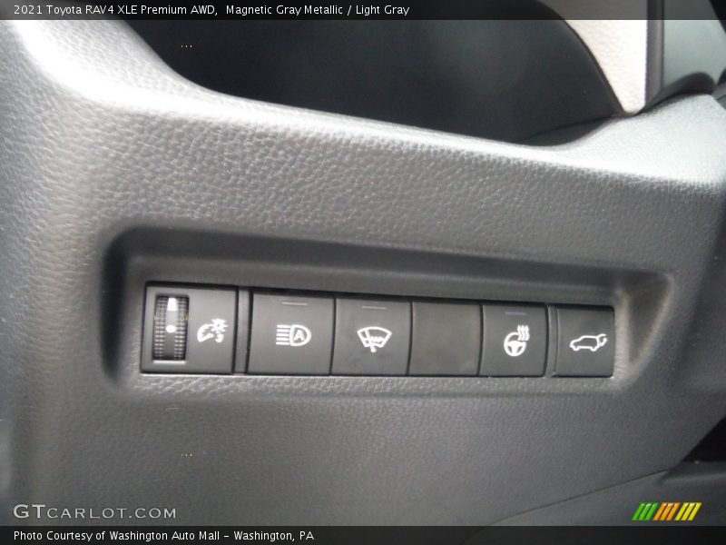 Magnetic Gray Metallic / Light Gray 2021 Toyota RAV4 XLE Premium AWD