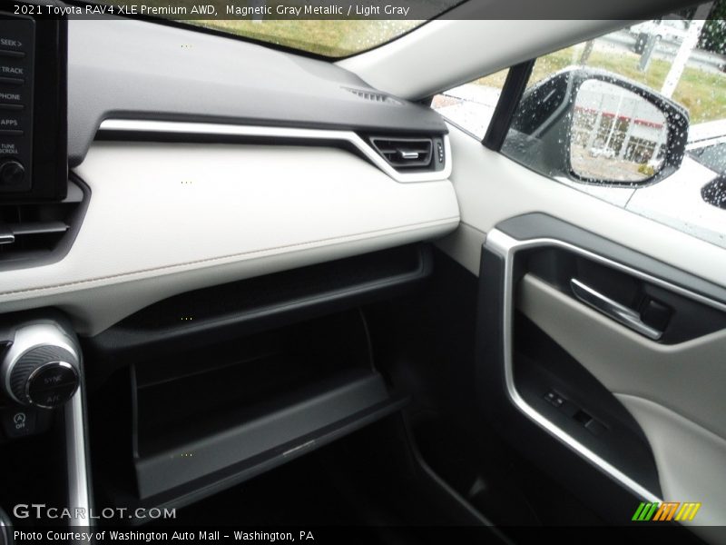 Magnetic Gray Metallic / Light Gray 2021 Toyota RAV4 XLE Premium AWD