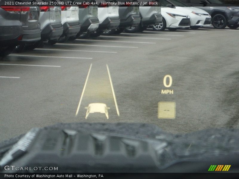 Northsky Blue Metallic / Jet Black 2021 Chevrolet Silverado 2500HD LTZ Crew Cab 4x4