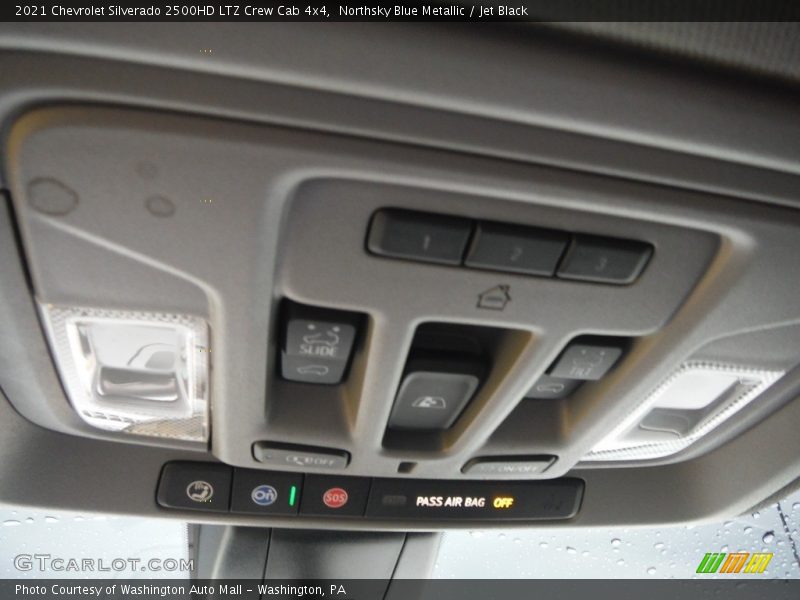 Northsky Blue Metallic / Jet Black 2021 Chevrolet Silverado 2500HD LTZ Crew Cab 4x4