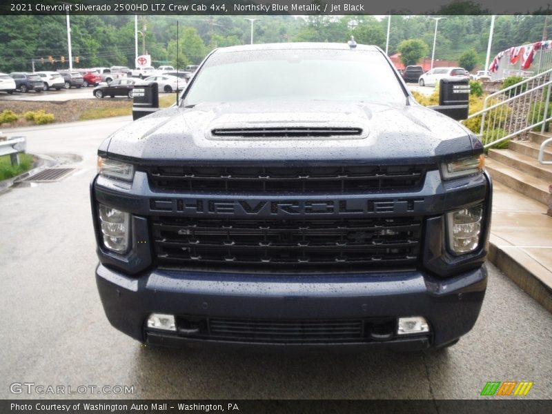 Northsky Blue Metallic / Jet Black 2021 Chevrolet Silverado 2500HD LTZ Crew Cab 4x4