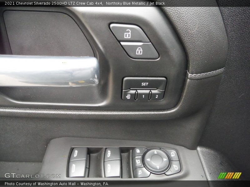 Northsky Blue Metallic / Jet Black 2021 Chevrolet Silverado 2500HD LTZ Crew Cab 4x4