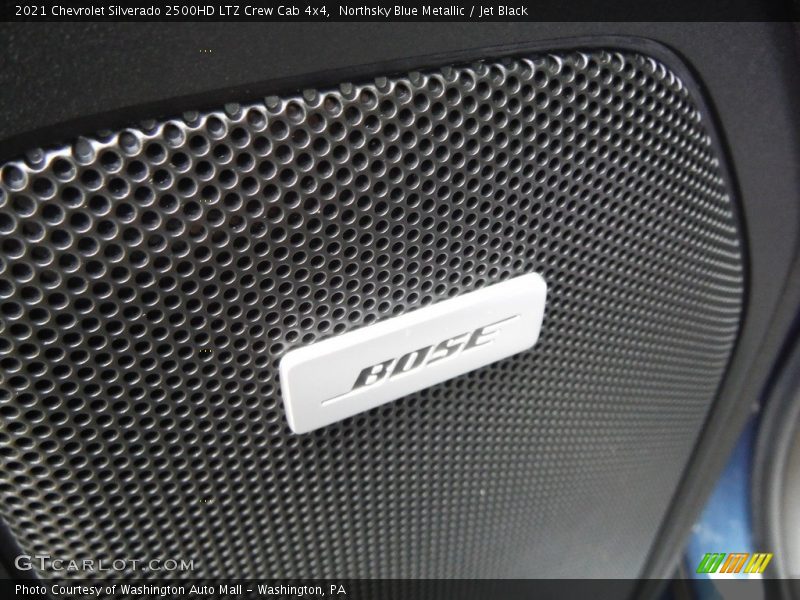 Northsky Blue Metallic / Jet Black 2021 Chevrolet Silverado 2500HD LTZ Crew Cab 4x4