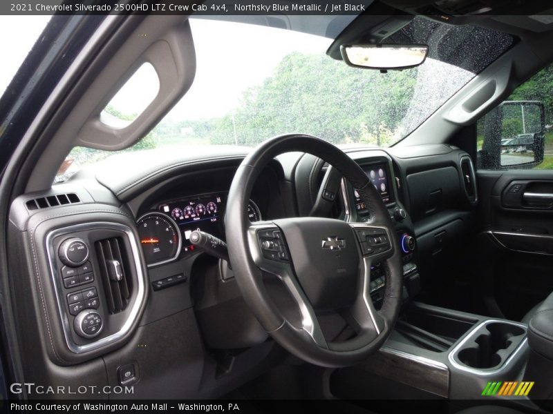 Northsky Blue Metallic / Jet Black 2021 Chevrolet Silverado 2500HD LTZ Crew Cab 4x4