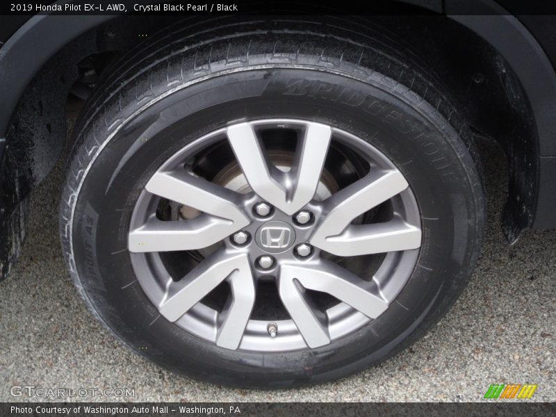 Crystal Black Pearl / Black 2019 Honda Pilot EX-L AWD