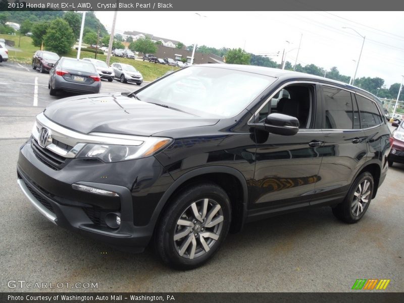 Crystal Black Pearl / Black 2019 Honda Pilot EX-L AWD