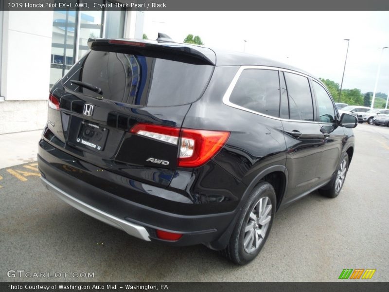 Crystal Black Pearl / Black 2019 Honda Pilot EX-L AWD