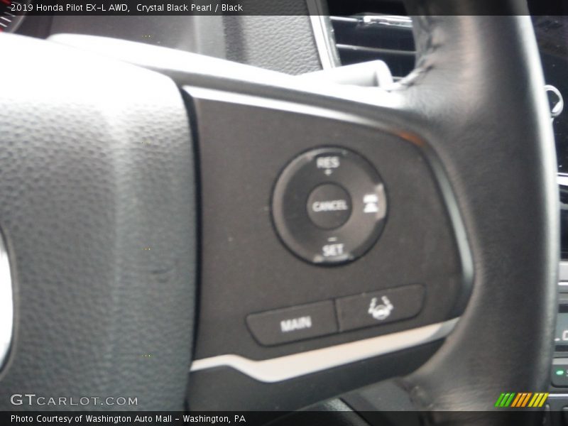 Crystal Black Pearl / Black 2019 Honda Pilot EX-L AWD