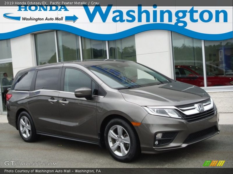 Pacific Pewter Metallic / Gray 2019 Honda Odyssey EX