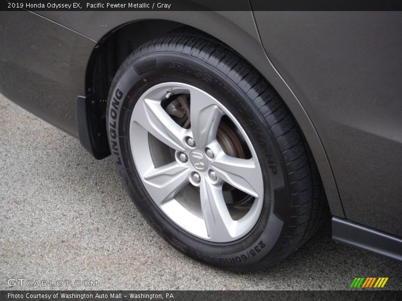 Pacific Pewter Metallic / Gray 2019 Honda Odyssey EX