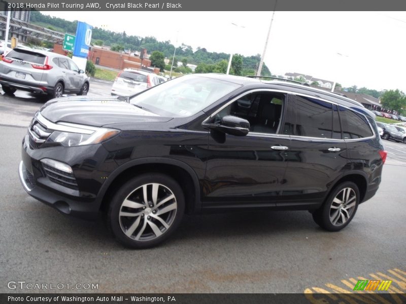 Crystal Black Pearl / Black 2018 Honda Pilot Touring AWD