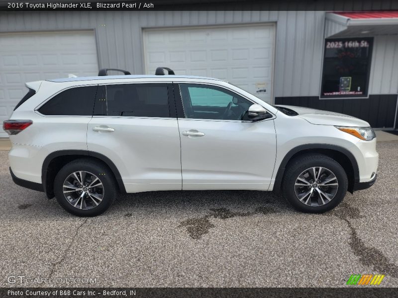 Blizzard Pearl / Ash 2016 Toyota Highlander XLE