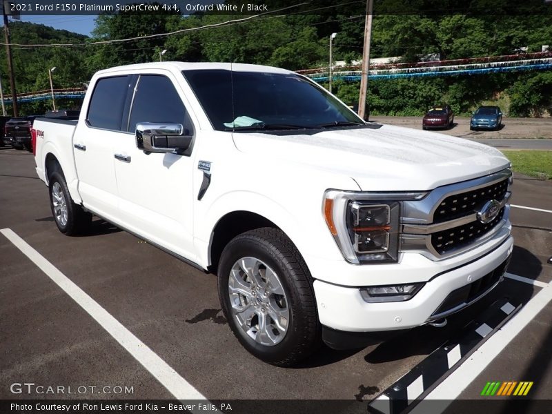 Front 3/4 View of 2021 F150 Platinum SuperCrew 4x4