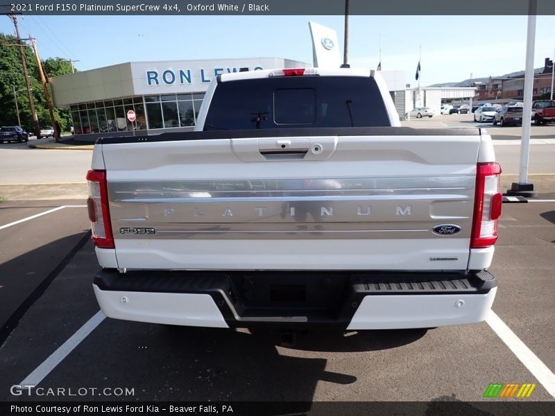 Oxford White / Black 2021 Ford F150 Platinum SuperCrew 4x4