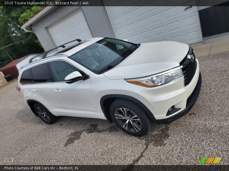 Blizzard Pearl / Ash 2016 Toyota Highlander XLE