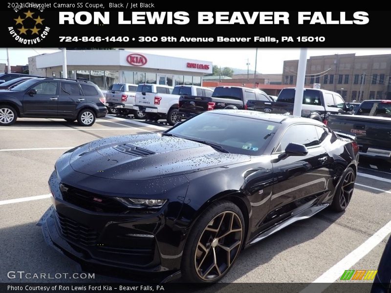 Black / Jet Black 2021 Chevrolet Camaro SS Coupe