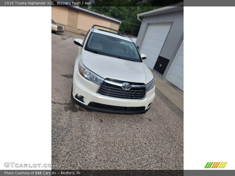 Blizzard Pearl / Ash 2016 Toyota Highlander XLE
