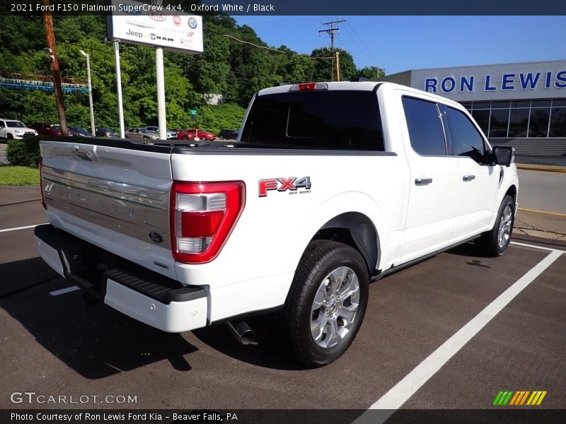 Oxford White / Black 2021 Ford F150 Platinum SuperCrew 4x4