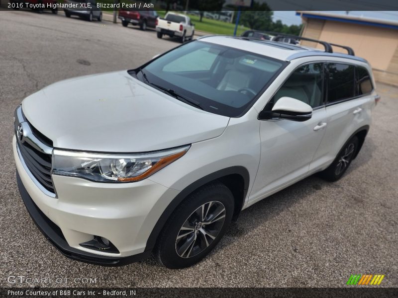 Blizzard Pearl / Ash 2016 Toyota Highlander XLE