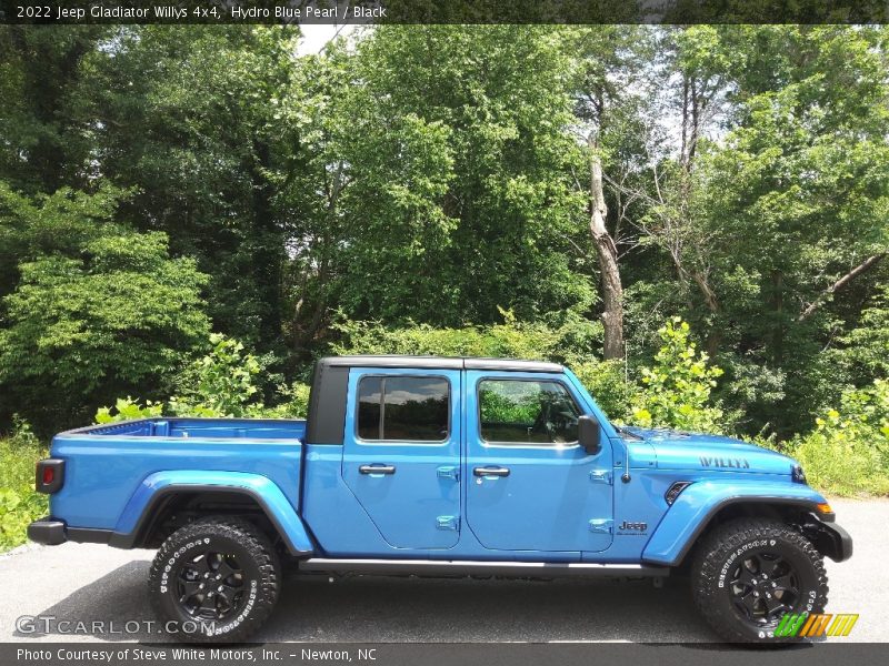 Hydro Blue Pearl / Black 2022 Jeep Gladiator Willys 4x4