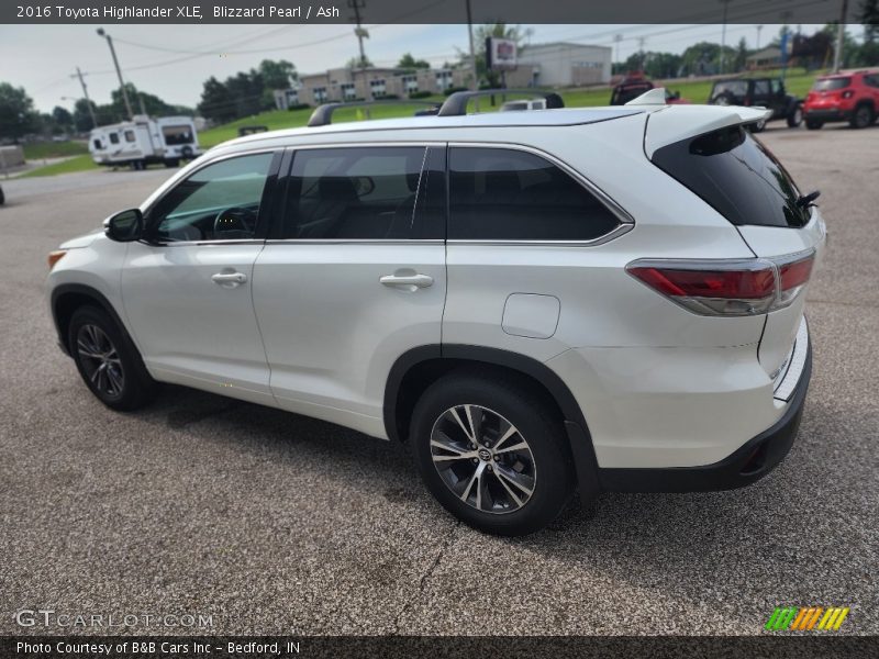 Blizzard Pearl / Ash 2016 Toyota Highlander XLE