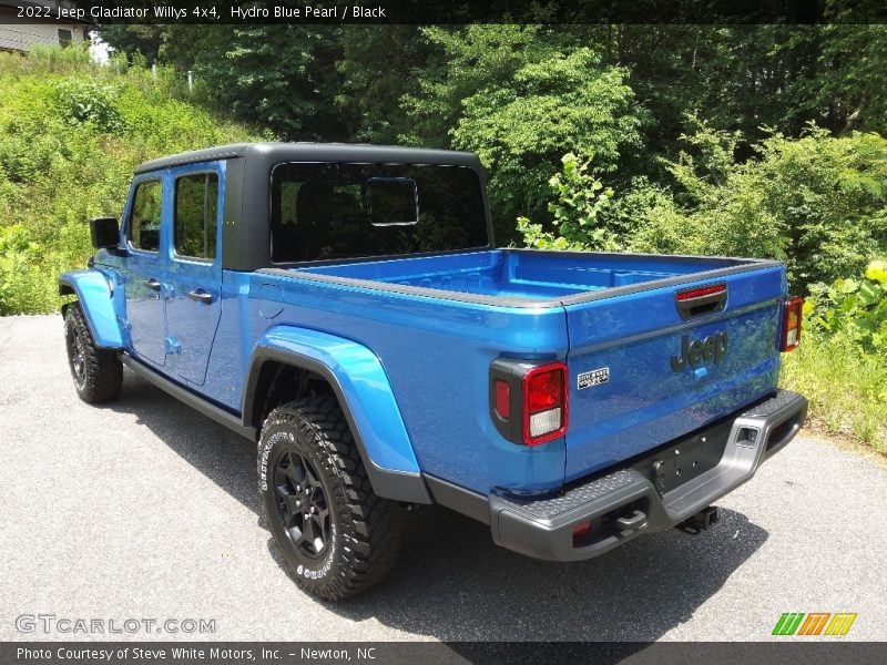Hydro Blue Pearl / Black 2022 Jeep Gladiator Willys 4x4