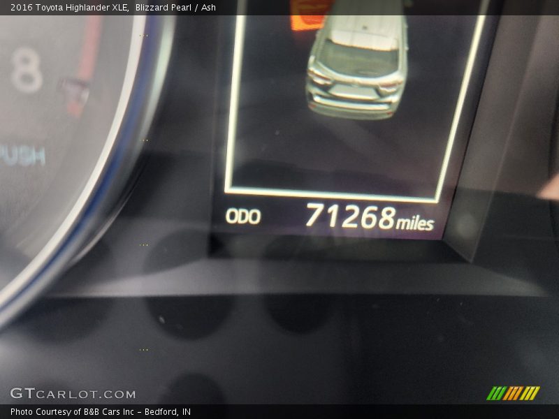 Blizzard Pearl / Ash 2016 Toyota Highlander XLE